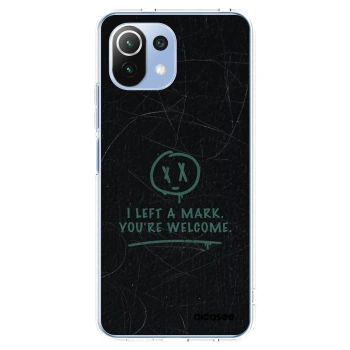 Picasee átlátszó szilikon tok az alábbi mobiltelefonokra Xiaomi Mi 11 Lite - LEFT A MARK