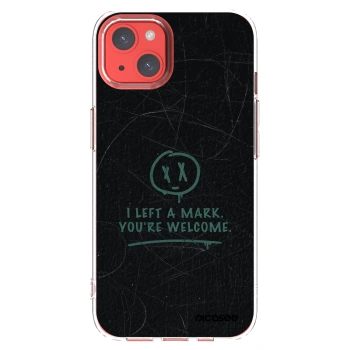Picasee átlátszó szilikon tok az alábbi mobiltelefonokra Apple iPhone 13 - LEFT A MARK