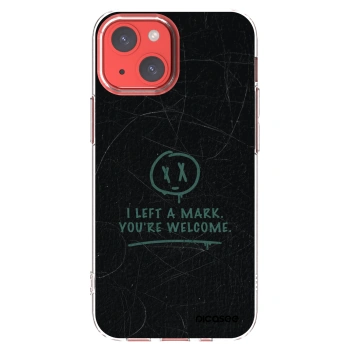 Picasee átlátszó szilikon tok az alábbi mobiltelefonokra Apple iPhone 13 mini - LEFT A MARK