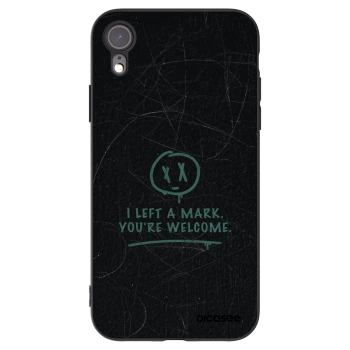 Picasee fekete szilikon tok az alábbi mobiltelefonokra Apple iPhone XR - LEFT A MARK