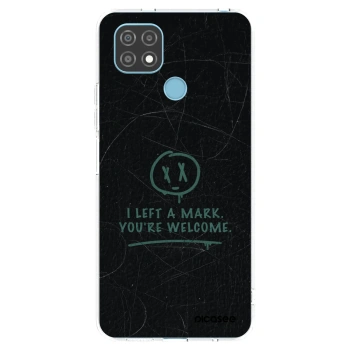 Picasee átlátszó szilikon tok az alábbi mobiltelefonokra Realme C21 - LEFT A MARK