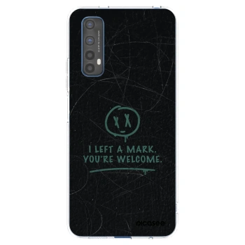 Picasee átlátszó szilikon tok az alábbi mobiltelefonokra Realme 7 - LEFT A MARK