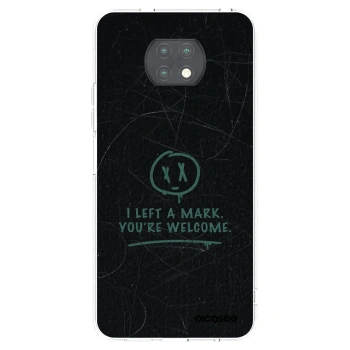 Picasee átlátszó szilikon tok az alábbi mobiltelefonokra Xiaomi Redmi Note 9T - LEFT A MARK