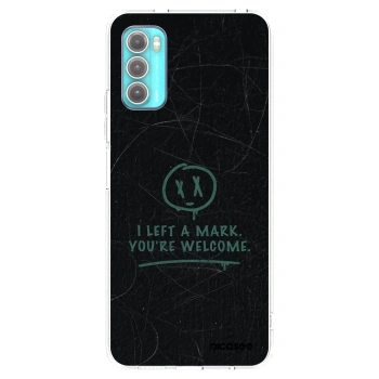 Picasee átlátszó szilikon tok az alábbi mobiltelefonokra Motorola Moto G60 - LEFT A MARK