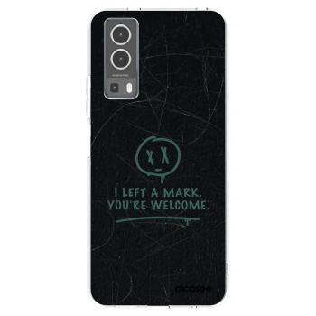 Picasee átlátszó szilikon tok az alábbi mobiltelefonokra Vivo Y72 5G - LEFT A MARK