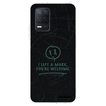 Picasee átlátszó szilikon tok az alábbi mobiltelefonokra Realme 8 5G - LEFT A MARK