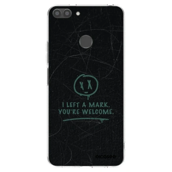 Picasee átlátszó szilikon tok az alábbi mobiltelefonokra Huawei P Smart - LEFT A MARK