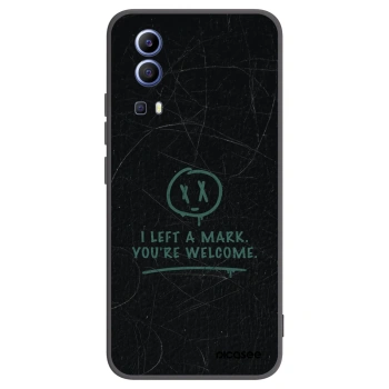 Picasee fekete szilikon tok az alábbi mobiltelefonokra Vivo Y52 5G - LEFT A MARK