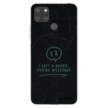 Picasee átlátszó szilikon tok az alábbi mobiltelefonokra Realme C21Y - LEFT A MARK