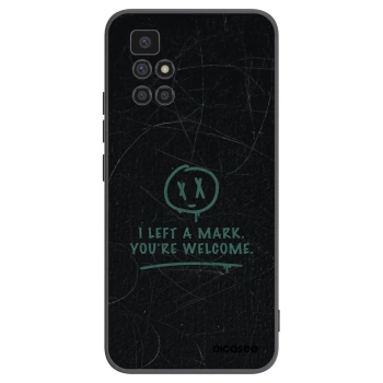 Picasee fekete szilikon tok az alábbi mobiltelefonokra Xiaomi Redmi 10 (2022) - LEFT A MARK