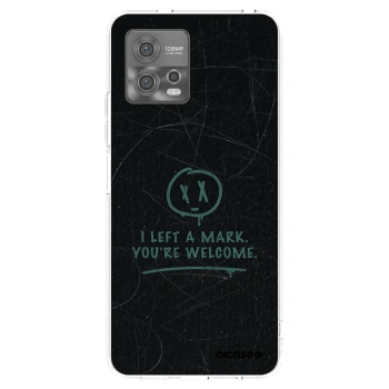 Picasee átlátszó szilikon tok az alábbi mobiltelefonokra Motorola Moto G72 - LEFT A MARK