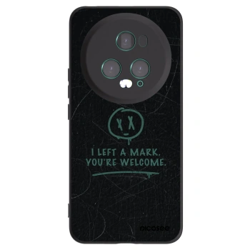 Picasee fekete szilikon tok az alábbi mobiltelefonokra Honor Magic5 Pro - LEFT A MARK