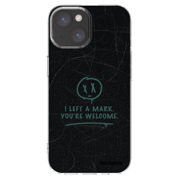 Picasee átlátszó szilikon tok az alábbi mobiltelefonokra Apple iPhone 15 - LEFT A MARK