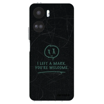 Picasee átlátszó szilikon tok az alábbi mobiltelefonokra Honor 90 Lite 5G - LEFT A MARK