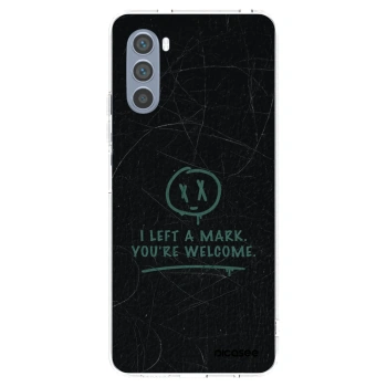 Picasee átlátszó szilikon tok az alábbi mobiltelefonokra Motorola Moto G62 - LEFT A MARK
