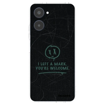 Picasee átlátszó szilikon tok az alábbi mobiltelefonokra Realme 10 4G - LEFT A MARK