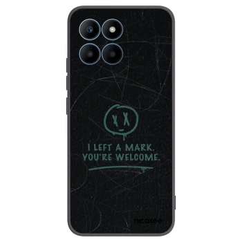 Picasee fekete szilikon tok az alábbi mobiltelefonokra Honor 70 Lite - LEFT A MARK