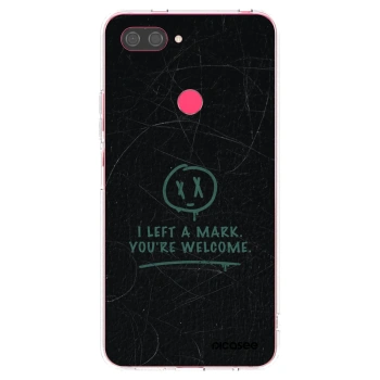 Picasee átlátszó szilikon tok az alábbi mobiltelefonokra Xiaomi Mi 8 Lite - LEFT A MARK