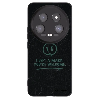 Picasee fekete szilikon tok az alábbi mobiltelefonokra Xiaomi 14 Ultra - LEFT A MARK