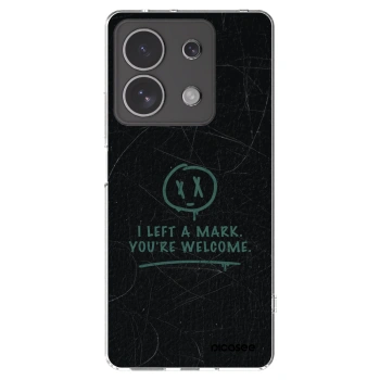 Picasee átlátszó szilikon tok az alábbi mobiltelefonokra Xiaomi Redmi Note 13 4G - LEFT A MARK