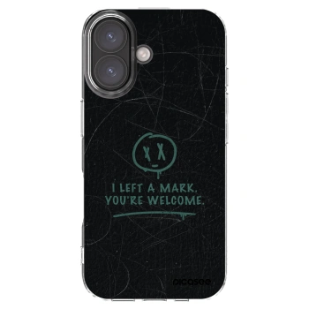 Picasee átlátszó szilikon tok az alábbi mobiltelefonokra Apple iPhone 16 - LEFT A MARK