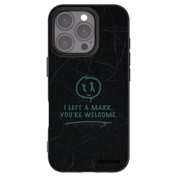 Picasee fekete szilikon tok az alábbi mobiltelefonokra Apple iPhone 16 Pro - LEFT A MARK