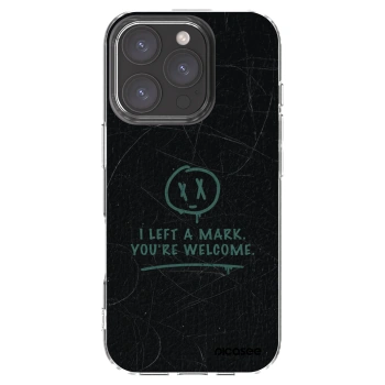 Picasee átlátszó szilikon tok az alábbi mobiltelefonokra Apple iPhone 16 Pro - LEFT A MARK