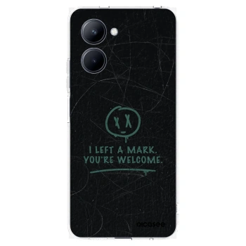 Picasee átlátszó szilikon tok az alábbi mobiltelefonokra Realme C33 (2023) - LEFT A MARK