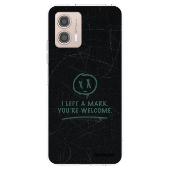Picasee átlátszó szilikon tok az alábbi mobiltelefonokra Motorola Moto G53 5G - LEFT A MARK
