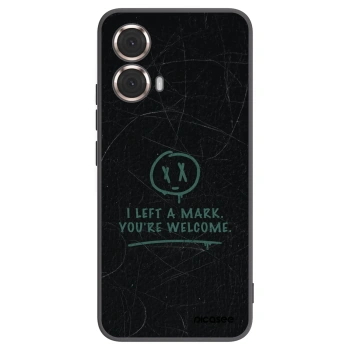 Picasee fekete szilikon tok az alábbi mobiltelefonokra Motorola Moto G85 - LEFT A MARK