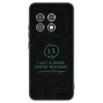 Picasee fekete szilikon tok az alábbi mobiltelefonokra OnePlus 11 5G - LEFT A MARK