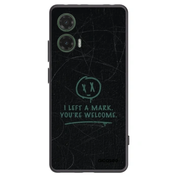 Picasee fekete szilikon tok az alábbi mobiltelefonokra Motorola Moto G35 5G - LEFT A MARK