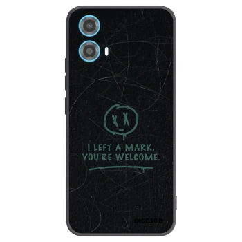 Picasee fekete szilikon tok az alábbi mobiltelefonokra Motorola Moto G34 5G - LEFT A MARK