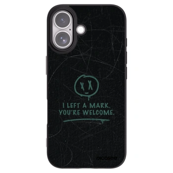Picasee fekete szilikon tok az alábbi mobiltelefonokra Apple iPhone 17 - LEFT A MARK