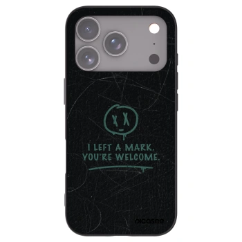 Picasee fekete szilikon tok az alábbi mobiltelefonokra Apple iPhone 17 Pro - LEFT A MARK