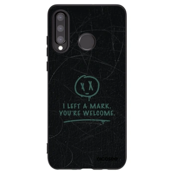 Picasee fekete szilikon tok az alábbi mobiltelefonokra Huawei P30 Lite - LEFT A MARK