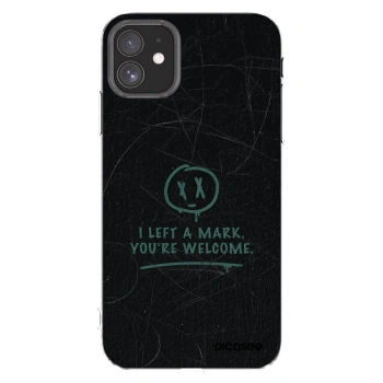 Picasee átlátszó szilikon tok az alábbi mobiltelefonokra Apple iPhone 11 - LEFT A MARK