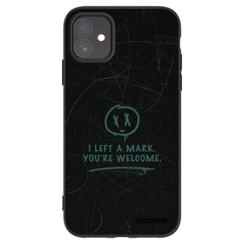Picasee fekete szilikon tok az alábbi mobiltelefonokra Apple iPhone 11 - LEFT A MARK