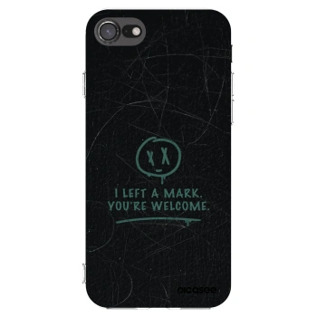 Picasee átlátszó szilikon tok az alábbi mobiltelefonokra Apple iPhone 8 - LEFT A MARK