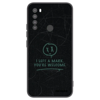 Picasee fekete szilikon tok az alábbi mobiltelefonokra Xiaomi Redmi Note 8 - LEFT A MARK