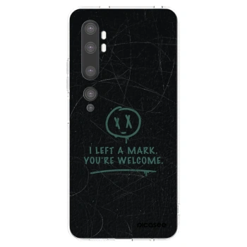 Picasee átlátszó szilikon tok az alábbi mobiltelefonokra Xiaomi Mi Note 10 (Pro) - LEFT A MARK