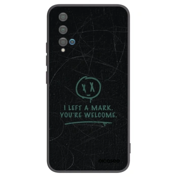 Picasee fekete szilikon tok az alábbi mobiltelefonokra Huawei Nova 5T - LEFT A MARK