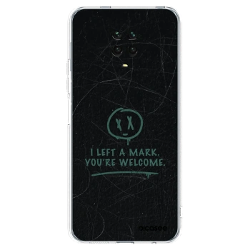 Picasee átlátszó szilikon tok az alábbi mobiltelefonokra Xiaomi Redmi Note 9S - LEFT A MARK