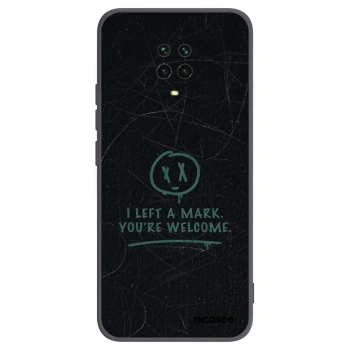 Picasee fekete szilikon tok az alábbi mobiltelefonokra Xiaomi Redmi Note 9S - LEFT A MARK