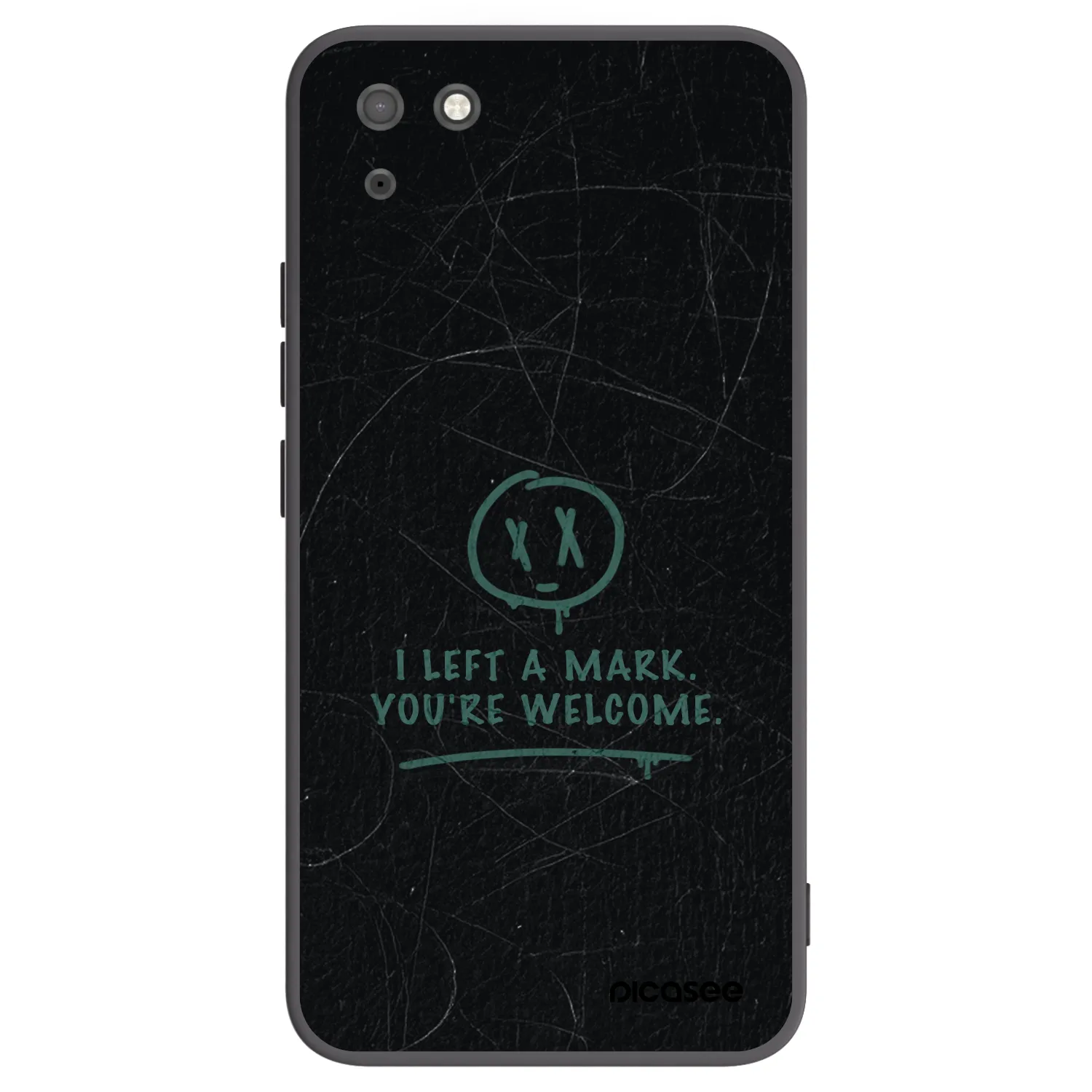 Picasee fekete szilikon tok az alábbi mobiltelefonokra Huawei Y5P - LEFT A MARK