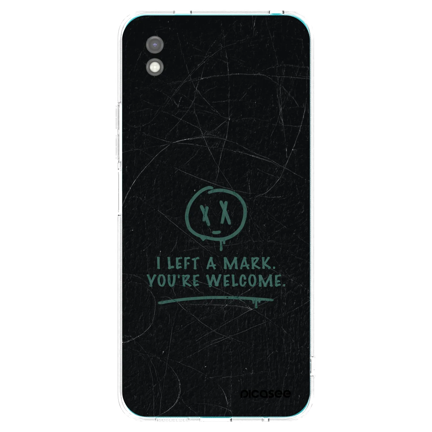 Picasee fekete szilikon tok az alábbi mobiltelefonokra Xiaomi Redmi 9A - LEFT A MARK