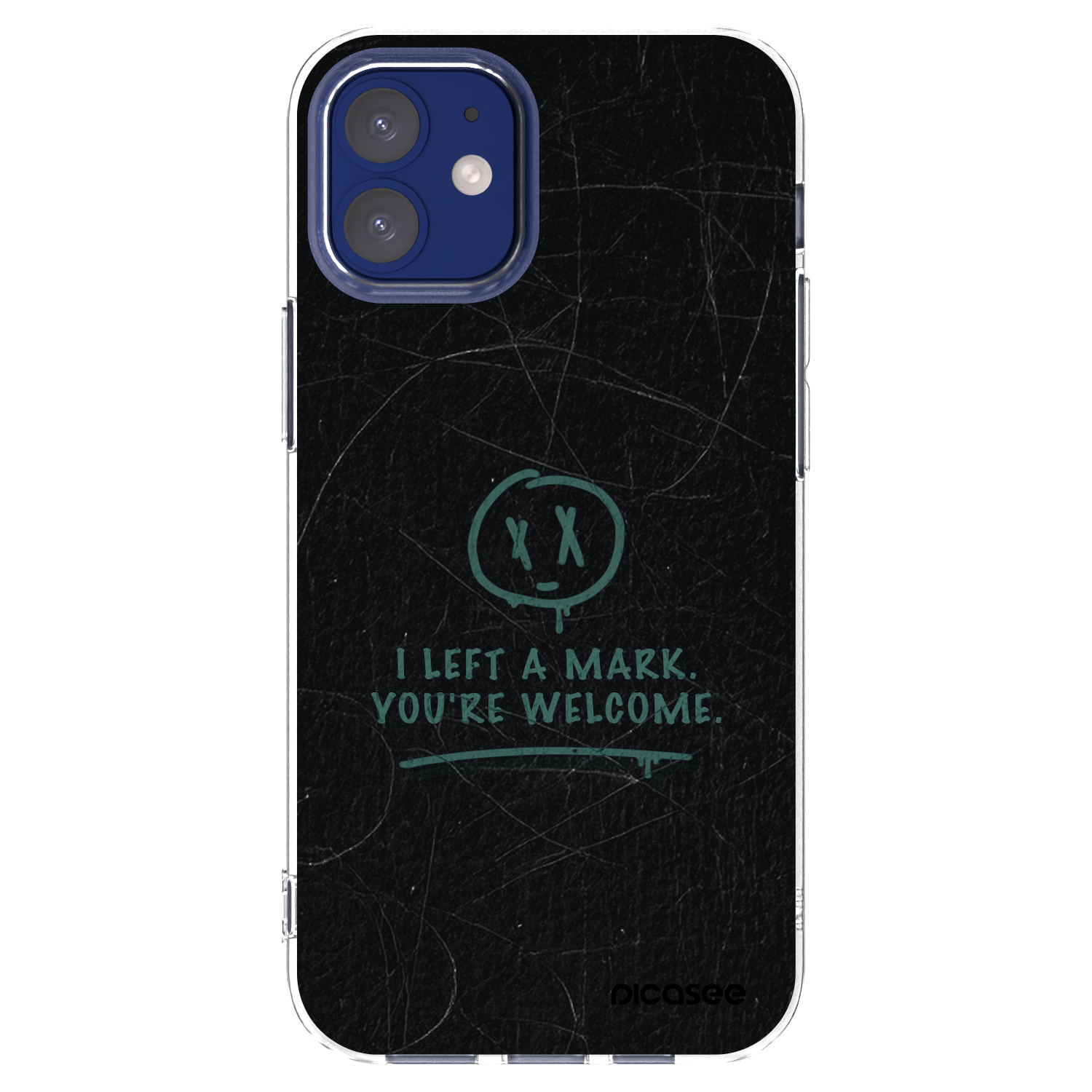 Picasee átlátszó szilikon tok az alábbi mobiltelefonokra Apple iPhone 12 mini - LEFT A MARK