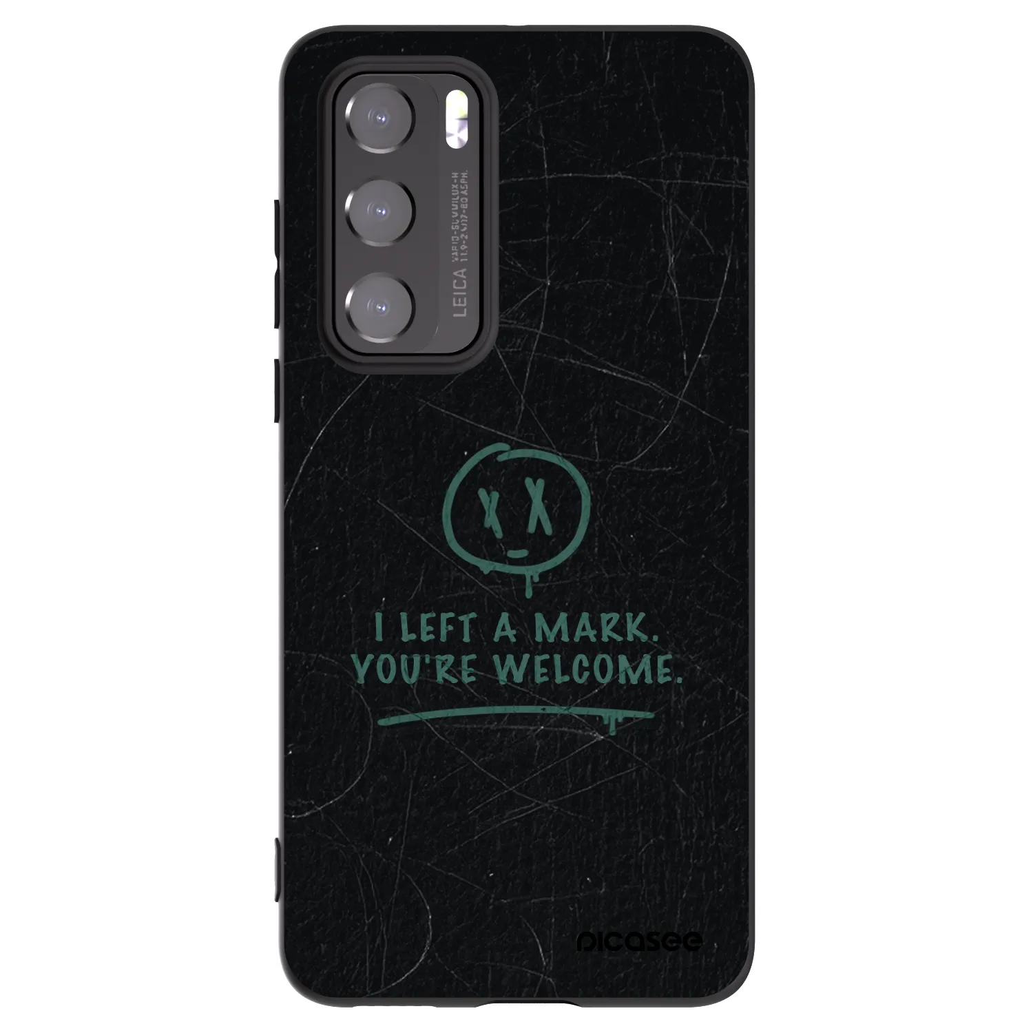 Picasee fekete szilikon tok az alábbi mobiltelefonokra Huawei P40 - LEFT A MARK
