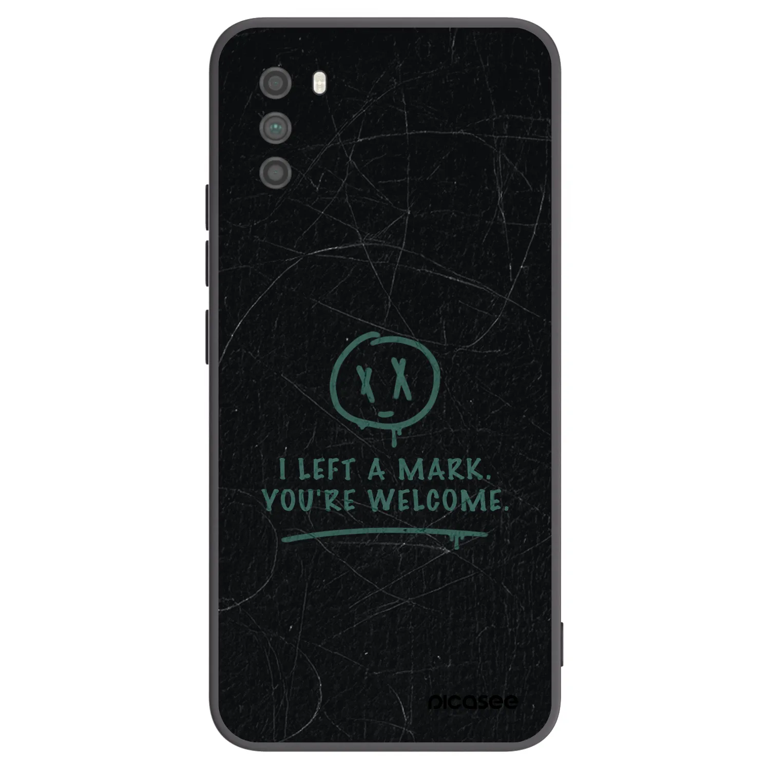 Picasee fekete szilikon tok az alábbi mobiltelefonokra Xiaomi Poco M3 - LEFT A MARK