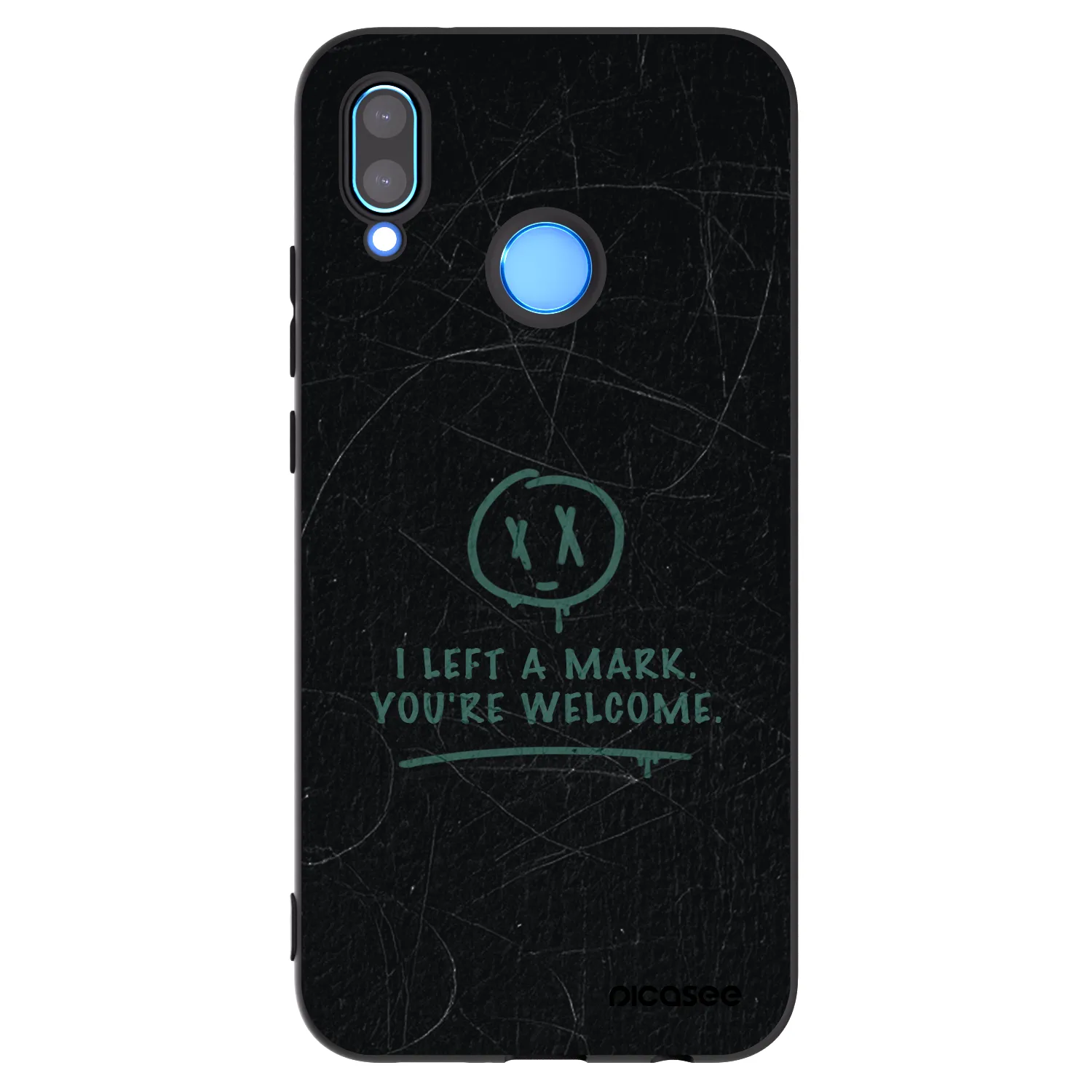 Picasee fekete szilikon tok az alábbi mobiltelefonokra Huawei P20 Lite - LEFT A MARK